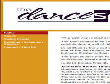 Tablet Screenshot of dancespaceashland.com